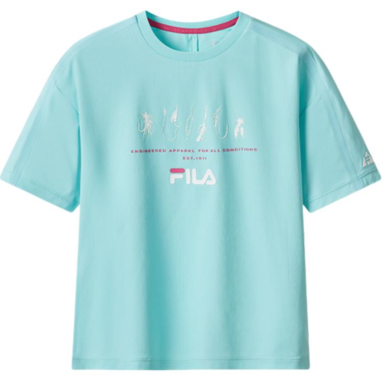 Женская футболка Fila FILA KIDST (голубой)