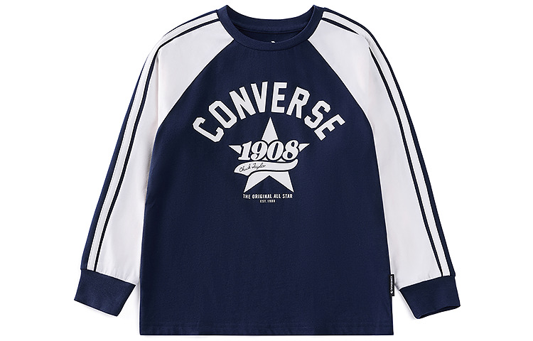 Детская лонгслив Converse T (темно-синяя)