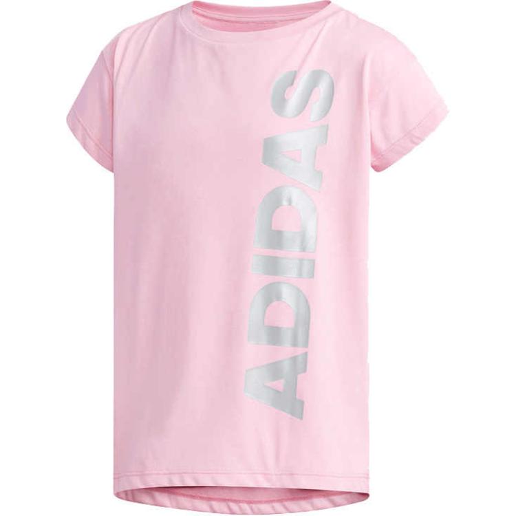 Женская футболка adidas (розовая)