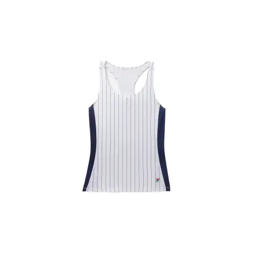 FILA Performance Tennis Tops Women's White Crew Neck Moderate