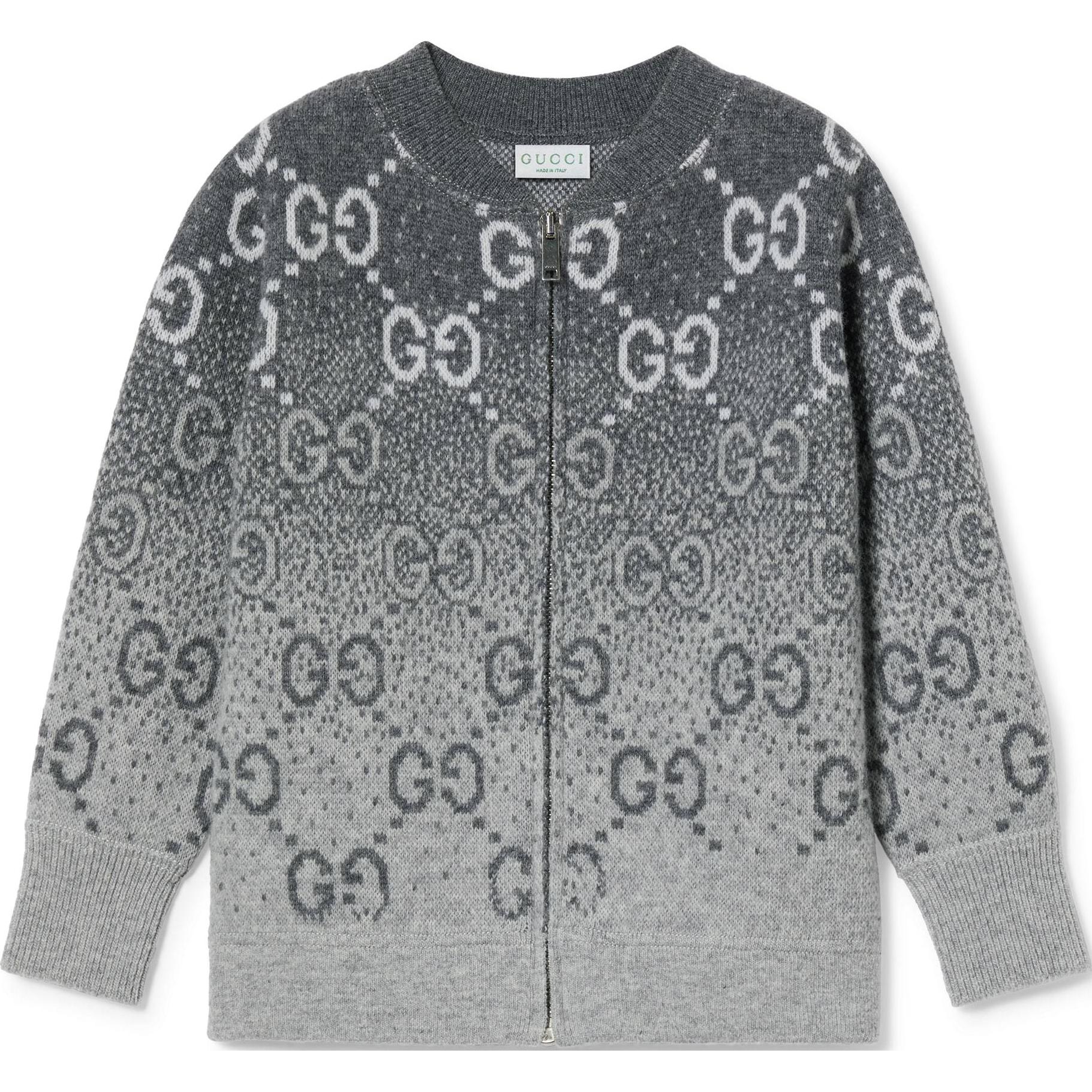Мужской свитер Gucci SS25 (серый)