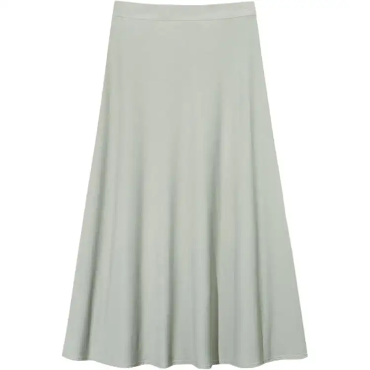 Anta Variety Training Collection Casual Long Skirt Women's Pearlescent Gray