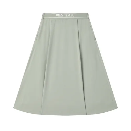 FILA Casual Long Skirt Women's Cyan Teal