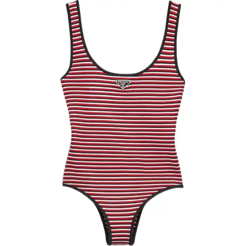 PRADA Striped Swimsuit