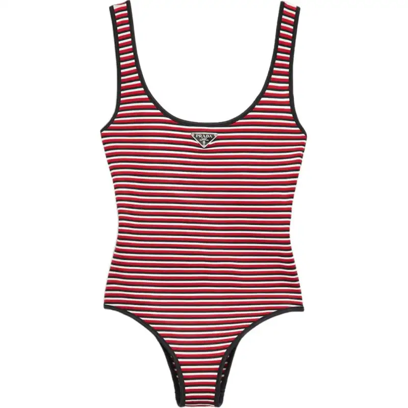 PRADA Striped Swimsuit