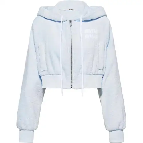MIU MIU SS22 Sweatshirt Women's Blue