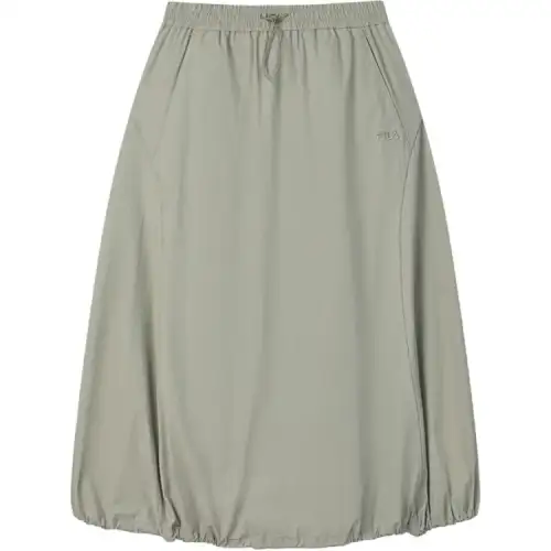FILA ORIGINALE Casual Long Skirt Women's Green Khaki