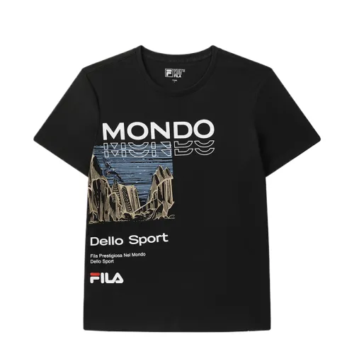 FILA MODERN HERITAGE T Shirt Men's Jet Black
