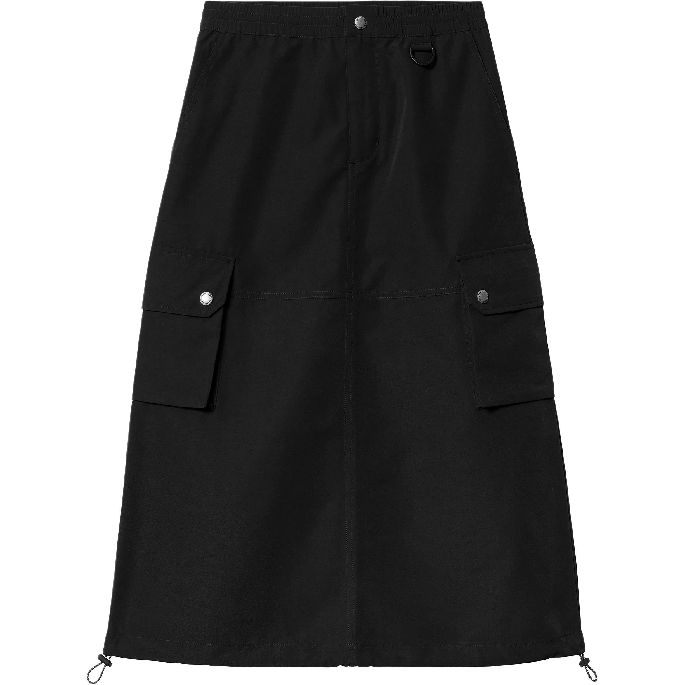 Женская юбка Carhartt WIP SS25 W' Irwin Skirt (черная)