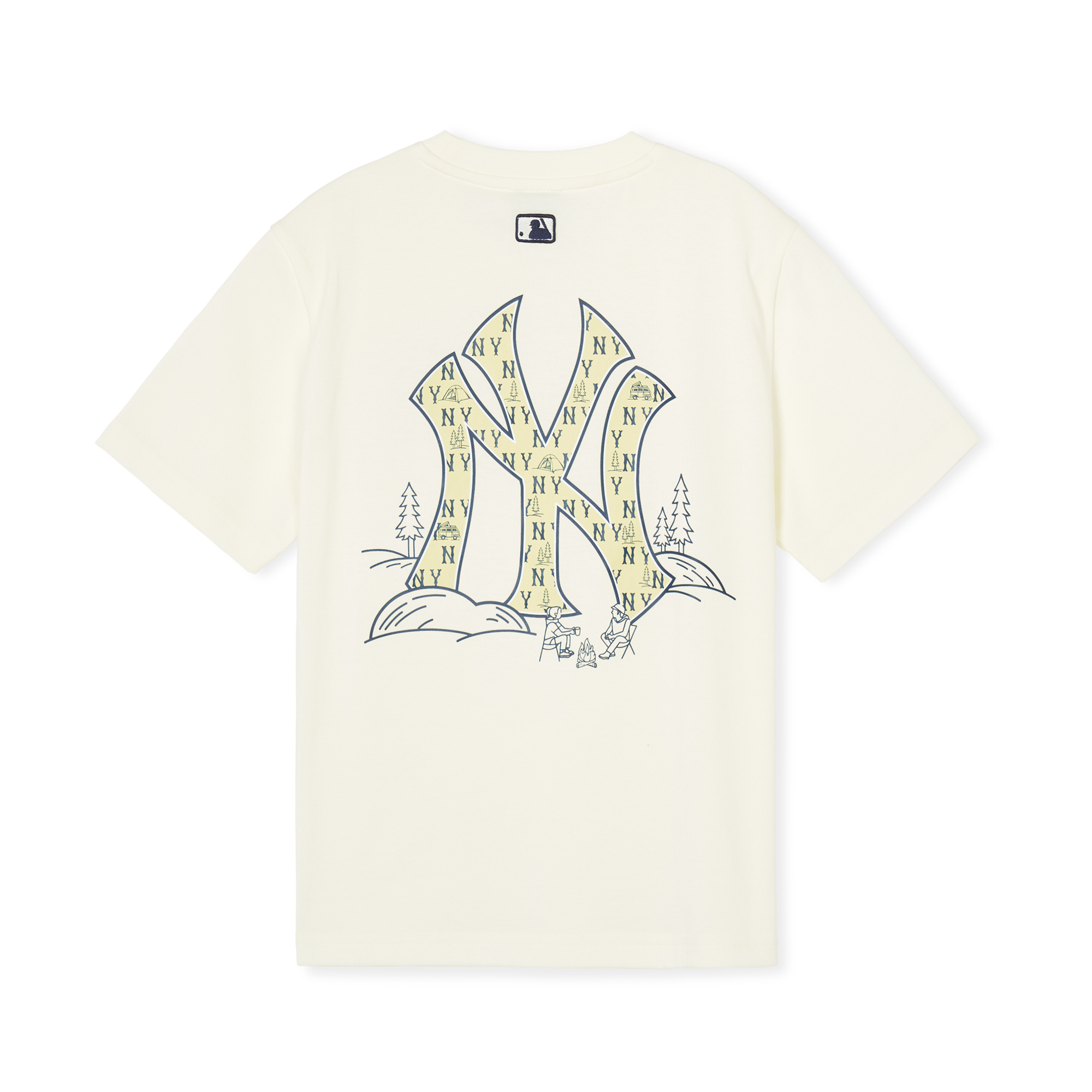 Детская футболка MLB (бежевая)