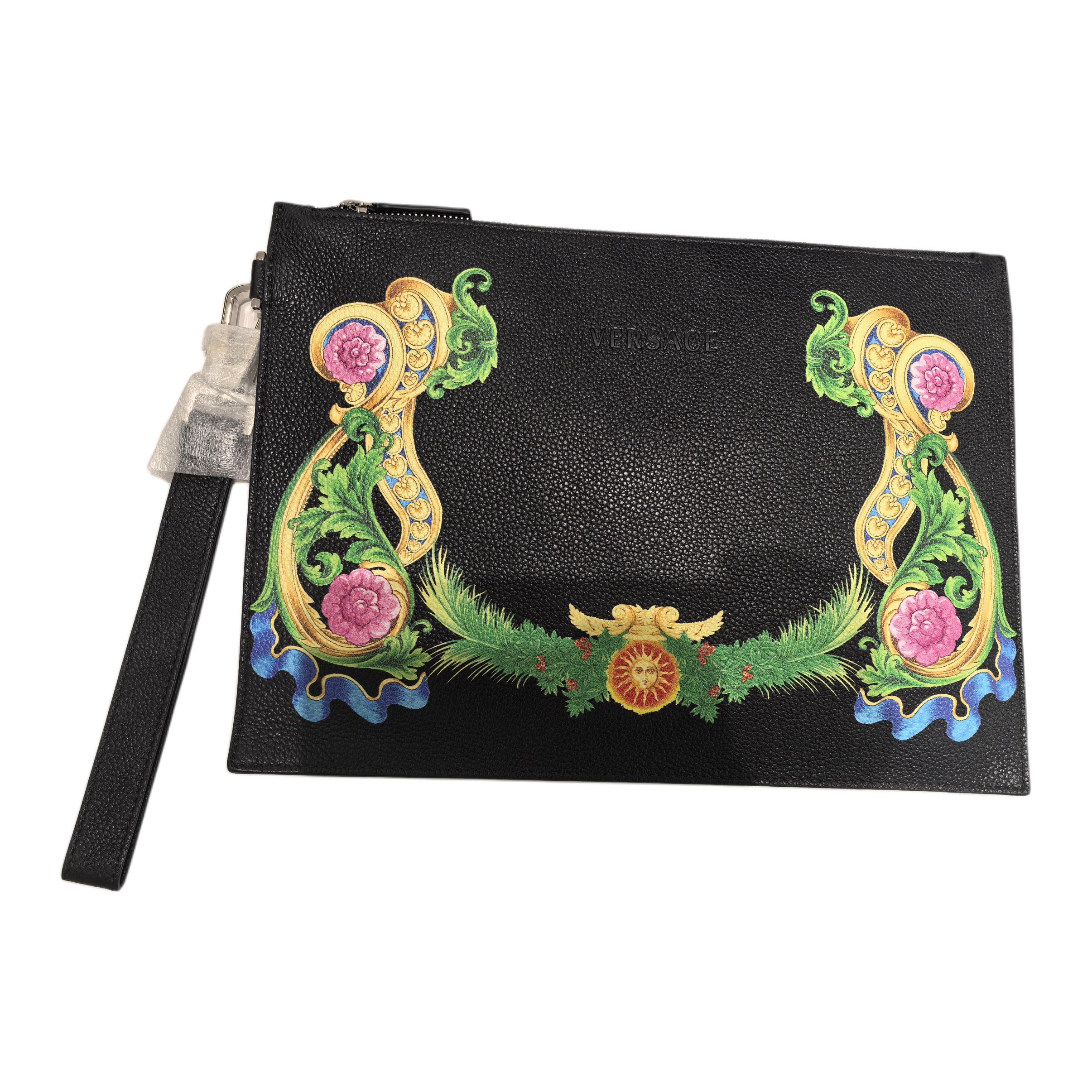 Клатч Versace Floral Collection (черный)