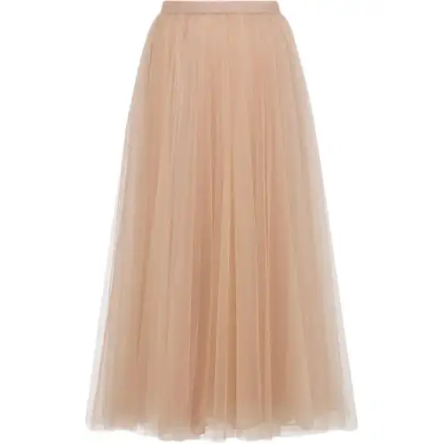 DIOR SS25 Casual Long Skirt Women's Beige