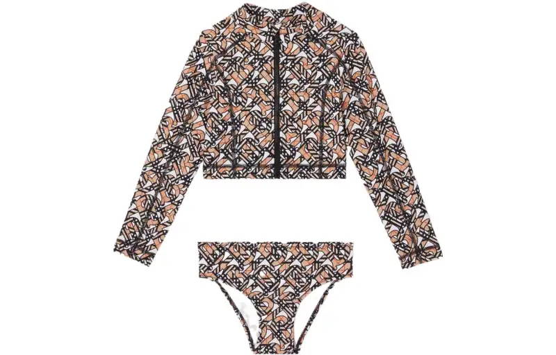 Burberry Children's brown swimwear, children's clothing, with your logo imprint
