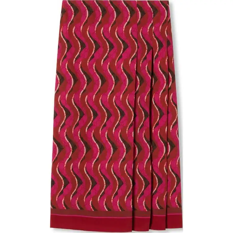GUCCI SS25 Casual Long Skirt Women's Red