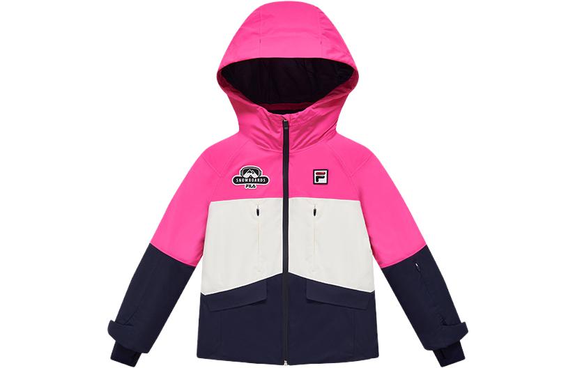 Детская куртка Fila (салатово-красная)
