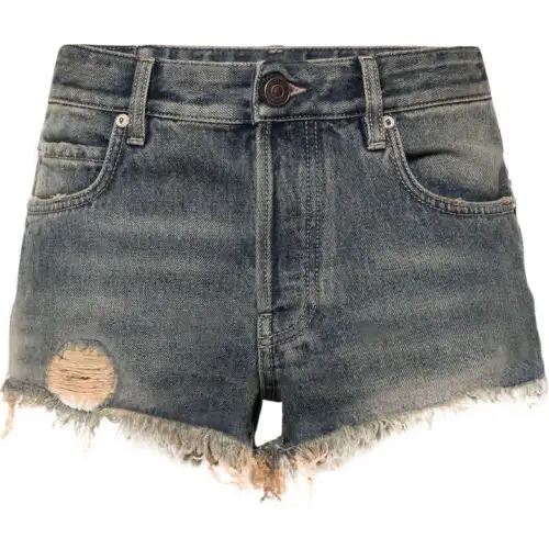 Balenciaga Denim Shorts Bluerust