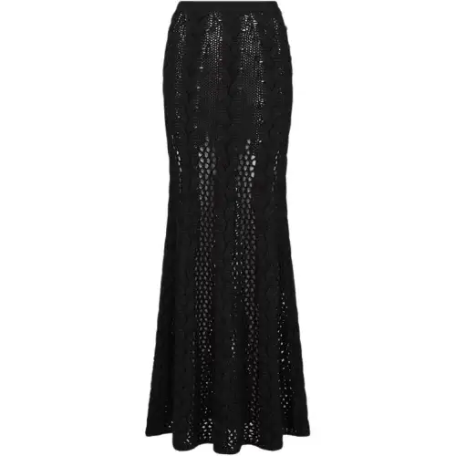 DIOR SS25 Casual Long Skirt Women's Black