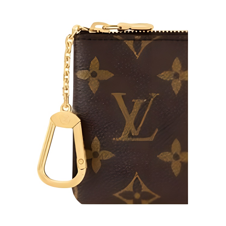 Женская сумка Louis Vuitton LOUIS VUITTON Pochette Clés (коричневая) — фото 5