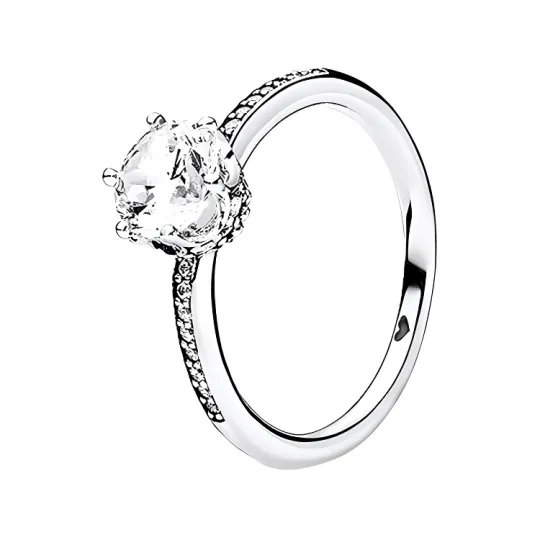 Pandora 925 Sterling Silver Rings Women's Silver