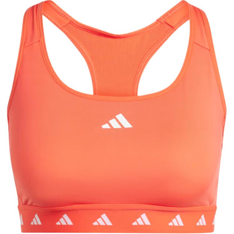 Adidas POWERREACT TRAINING MEDIUM SUPPORT TECHFIT BRA Sports Underwear Women's Bright Red