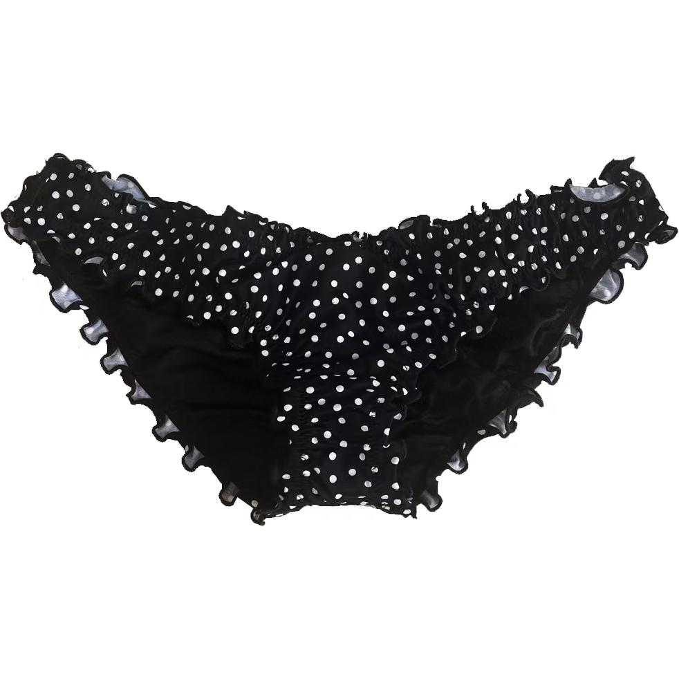 Victoria’s Secret Swimming Shorts Women’s Black Polka Dot