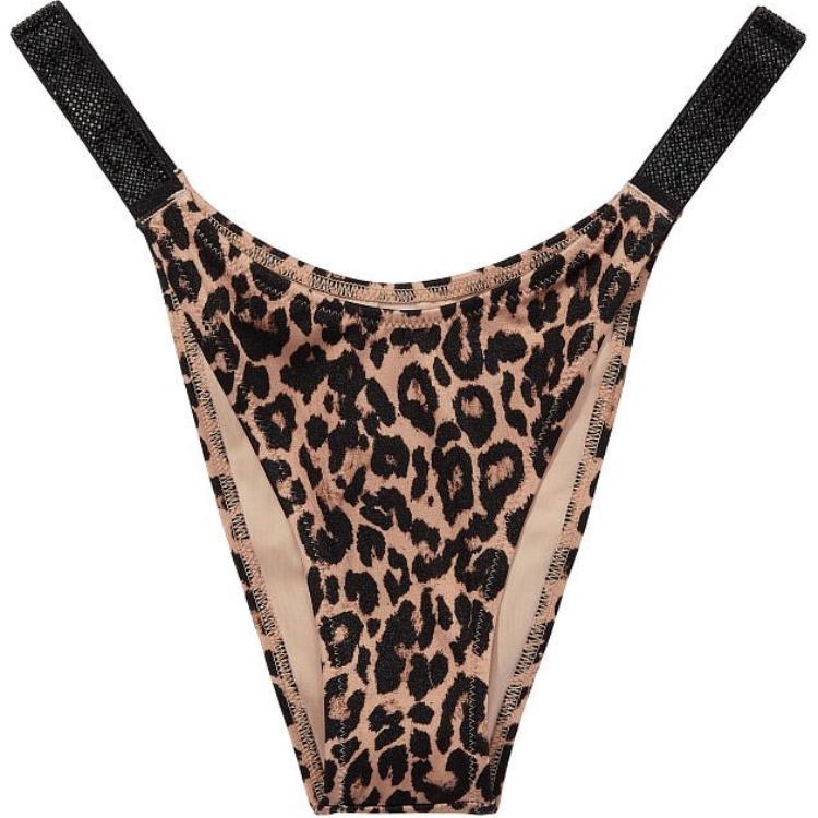 Victoria's Secret Swimming Shorts Women's 1 Pack Leopard Print