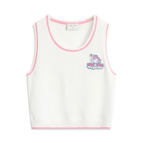 Li Ning x LEAGUE OF LEGENDS Tank Top Women's Champagne White