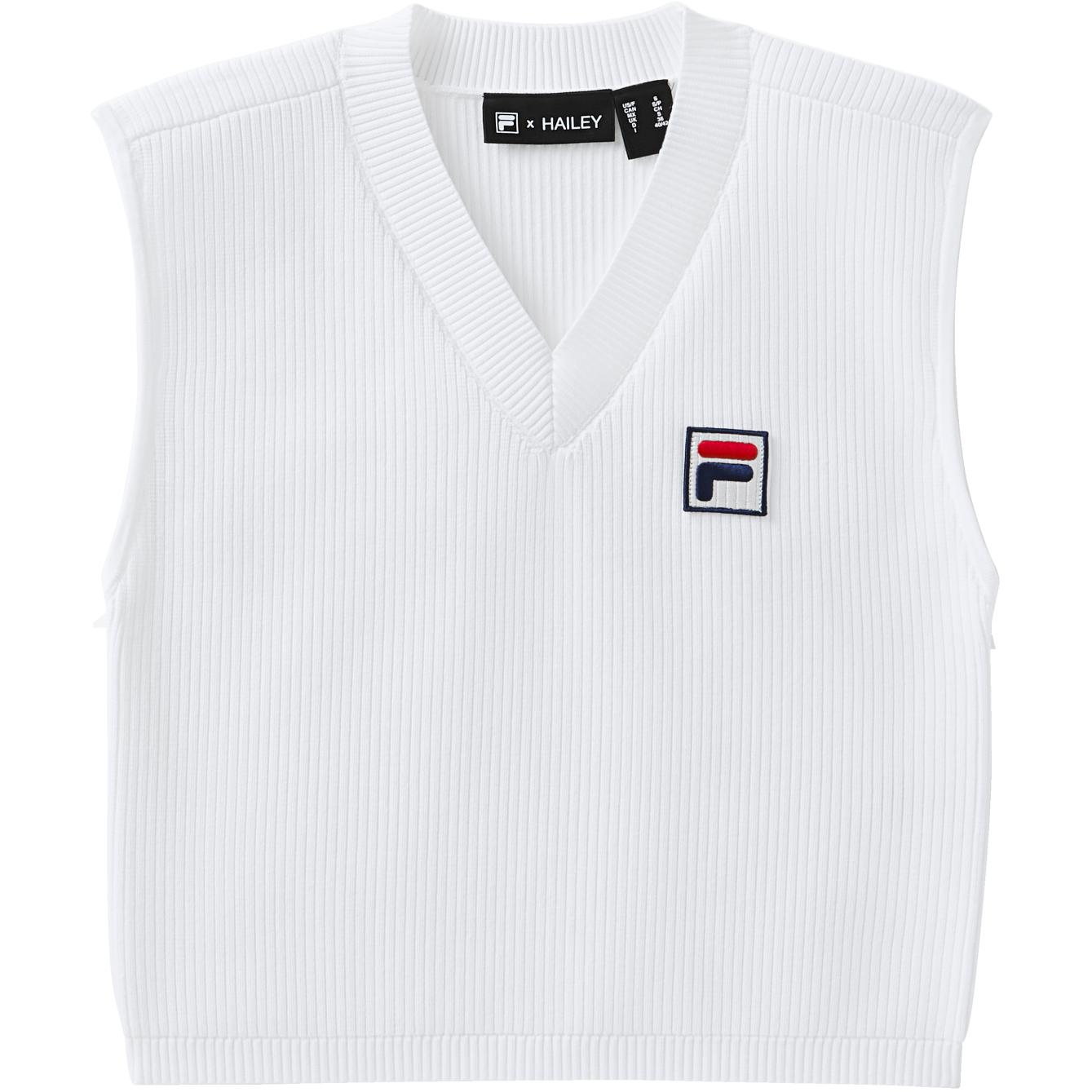 FILA x Hailey Tennis Top Women’s White