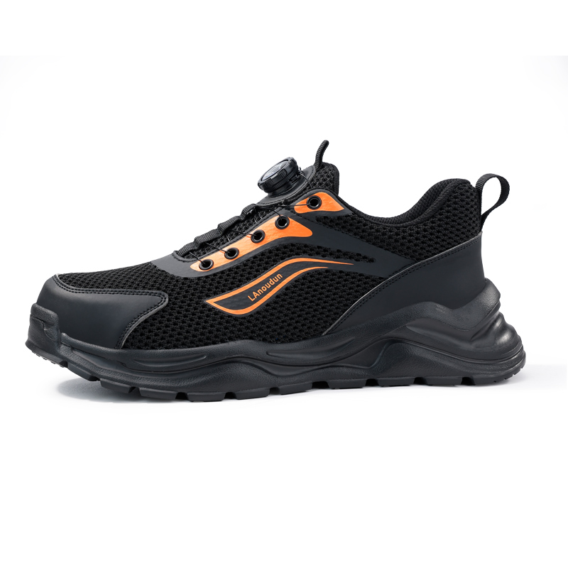 LANOUDUN Breathable, Impact Resistant, Lightweight Low top Outdoor Shoes Unisex Black
