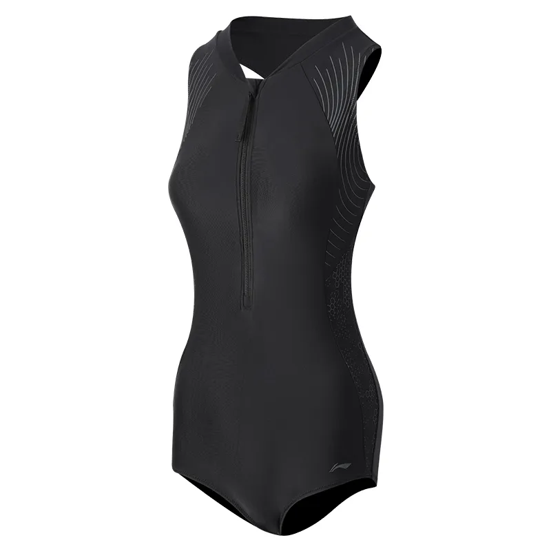 Li Ning One piece Swimsuit Women's Black