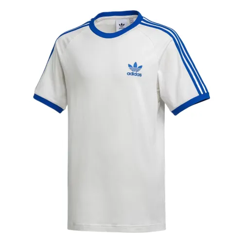 Adidas Originals ADICOLOR 3S T Shirt Men's Cloud White Blue