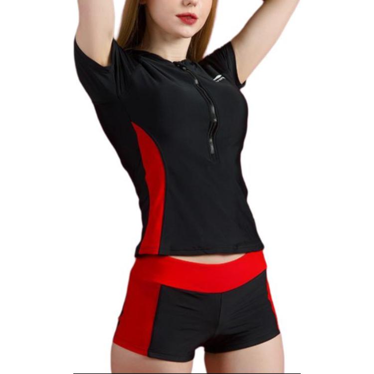 Li Ning Two Piece Swimsuit Women’s Black Red