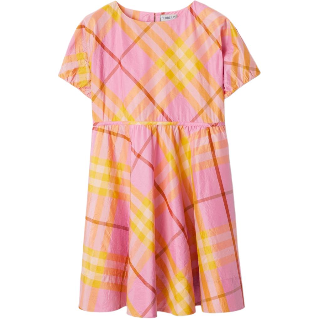 Женское платье Burberry Kids SS24 (розовое)