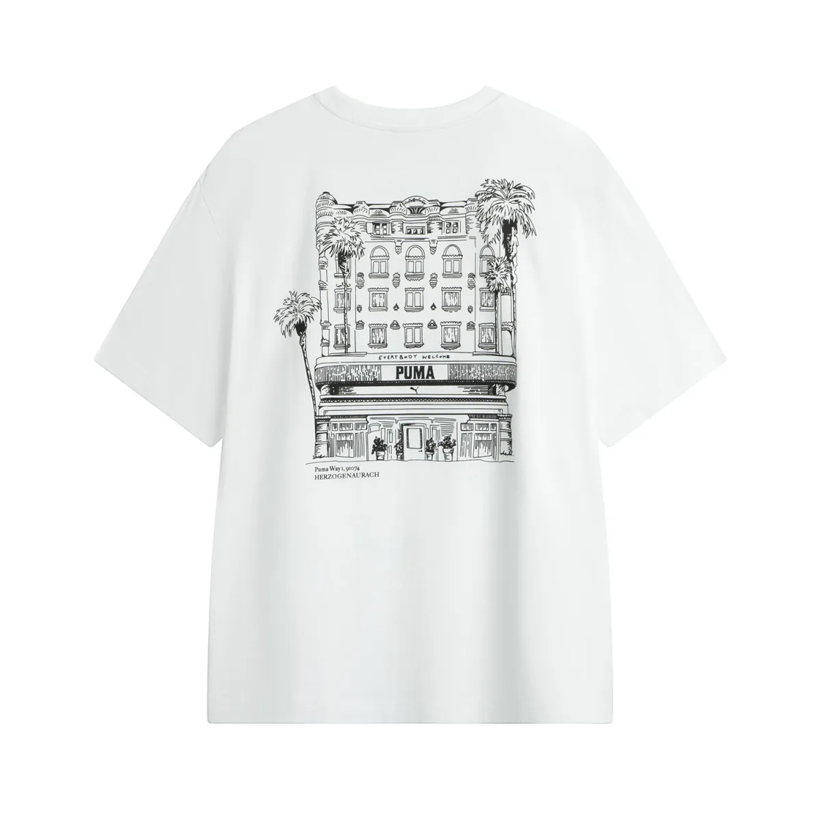 PUMA GRAPHICS PUMA T Shirt Men's White