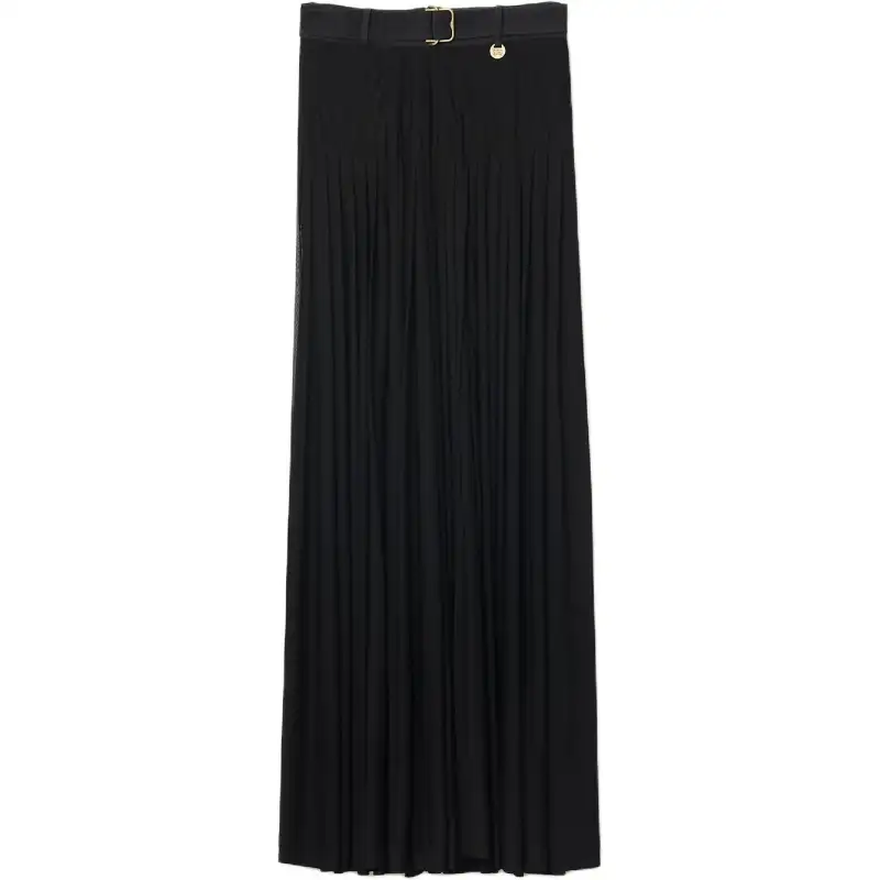 Burberry SS25 Casual Long Skirt Women's Black