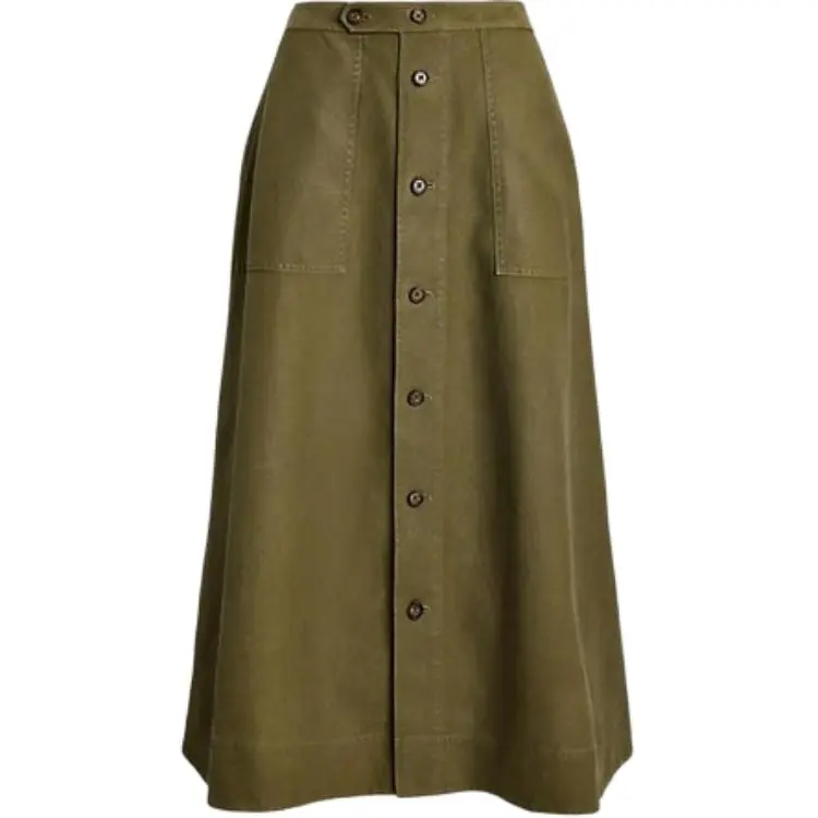 Polo Ralph Lauren Casual Long Skirt Women's Green