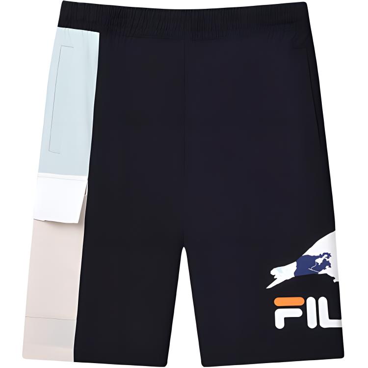 Мужские шорты FILA KIDS x staple (черные)