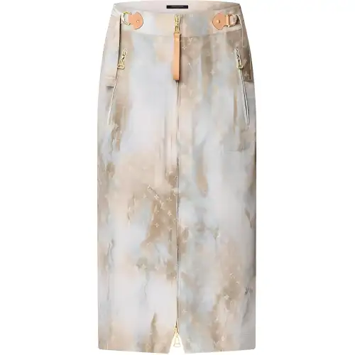 LOUIS VUITTON Monogram Cloud Utility Skirt