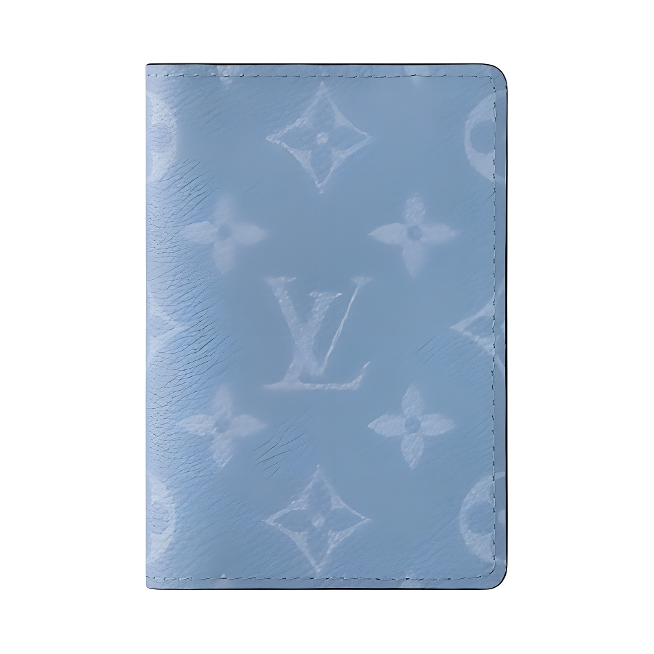 Мужской кошелек Louis Vuitton Pocket Organizer (голубой)