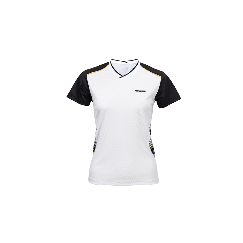 Kawasaki Badminton Jersey Women’s White Gold