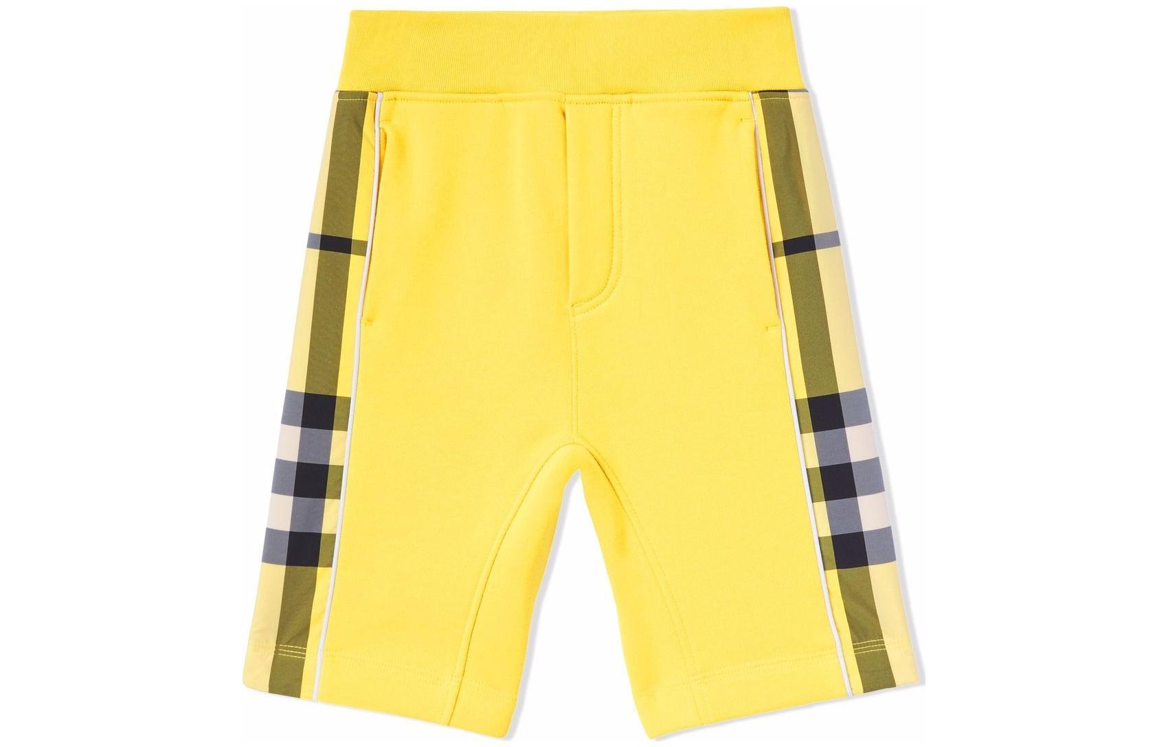 Мужские штаны Burberry Check (желтые)