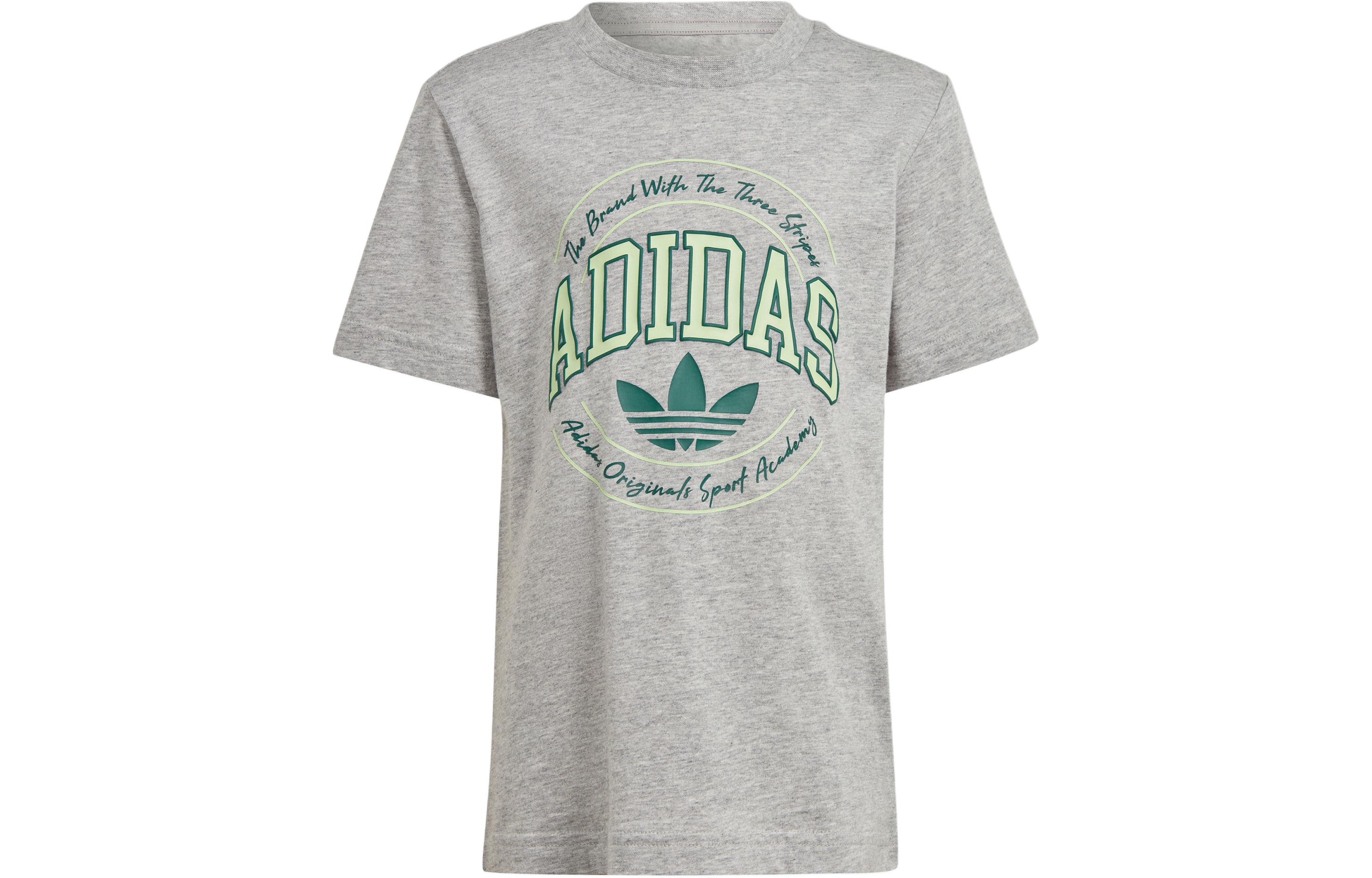 Спортивный костюм adidas originals VRCT SHORT TEE SET (серый)