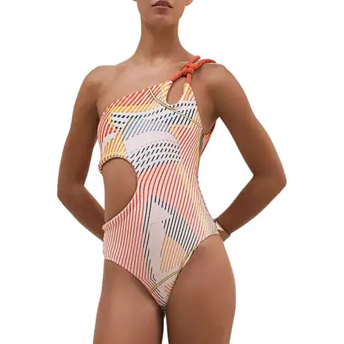 HERMES One piece Swimsuit Women's Multicolor