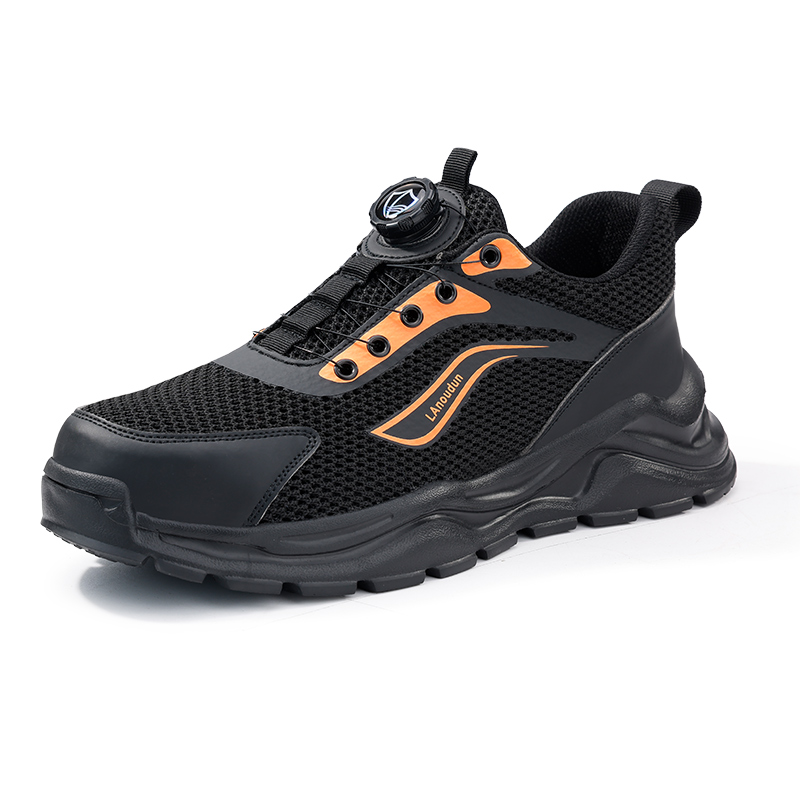 LANOUDUN Breathable, Impact Resistant, Lightweight Low top Outdoor Shoes Unisex Black
