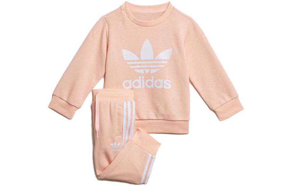 Детский свитшот adidas adidas originals CREW SWEATSHIRT Logo (розовый)