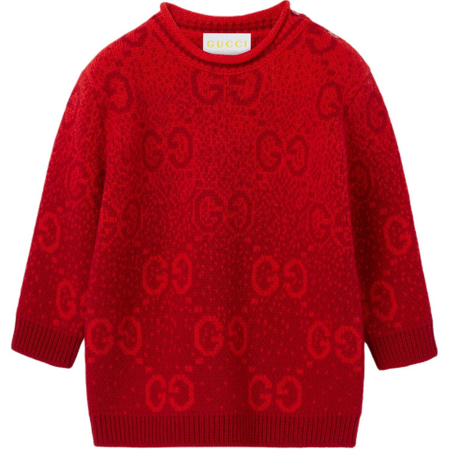 Детский свитер Gucci (бордовый)