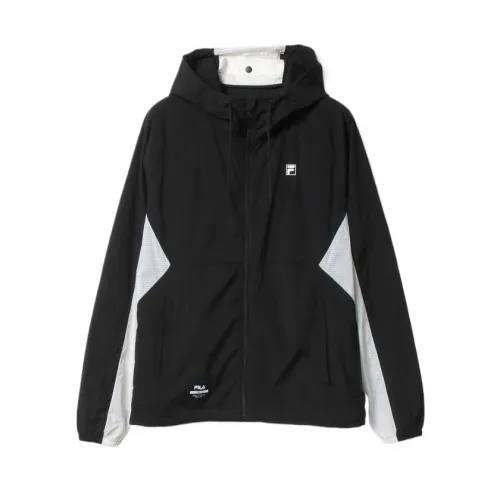 FILA Golf Clothing Men's Black Hooded Moderate