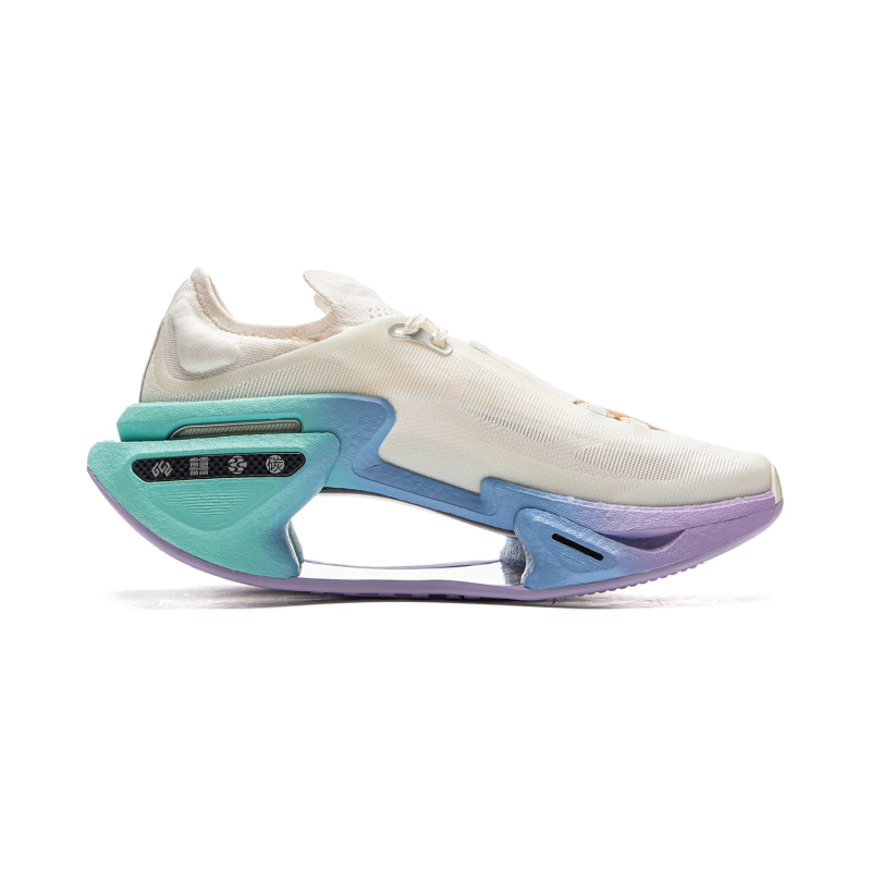 Li Ning Shadow 3.0 Low top Casual Long Distance Running Sprint Running Shoes Unisex Ivory