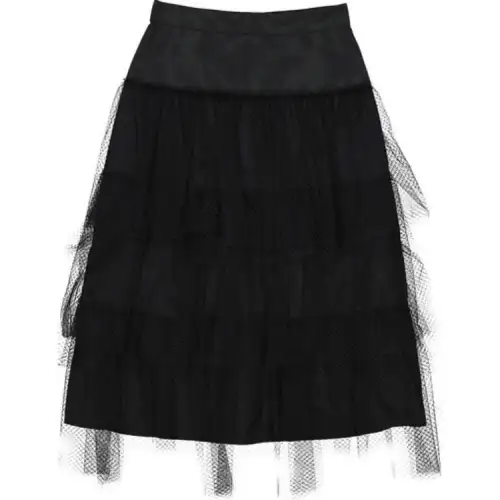 Burberry Casual Long Skirt Women's Black