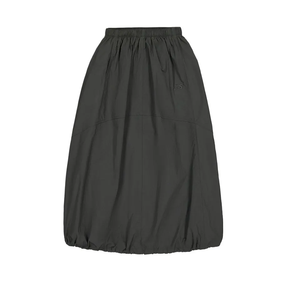 New Balance Casual Long Skirt Women's Black Asphalt